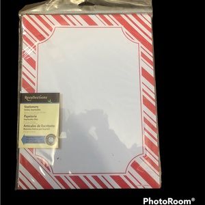 50 sheets pack of holiday themed stationery paper